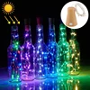 10 LEDs SMD 0603 Fairy Lamp Decorative Light with Bottle Stopper DC 5V 1m Colorful Light Solar Copper Wire String Light