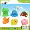 2016 wholesale PVC 6pcs Marine animal bath toys for kids
