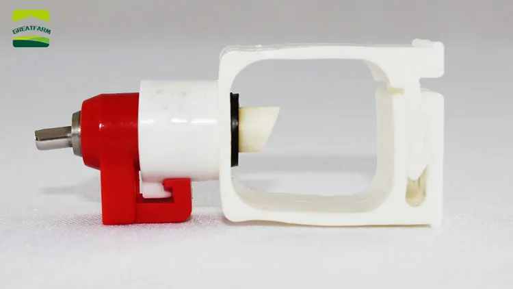 GREAT FARM Plastic Chicken Nipple Drinker Poultry Waterer For 22mm Square Tube