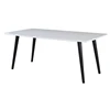 2018 Hot Selling White MDF Matt Square Coffee Dining Table
