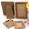Elegance wooden photo frame ,customization velvet cover photo frame backboard