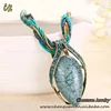 2018 Fashion handwork jewelry necklace bohemia National wind vintage necklace with opal insert