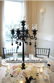2017 Hot Black Crystal Candelabra For Wedding Centerpiece Whole 2017 Hot Black Crystal Candelabra For Wedding Centerpiece Whole