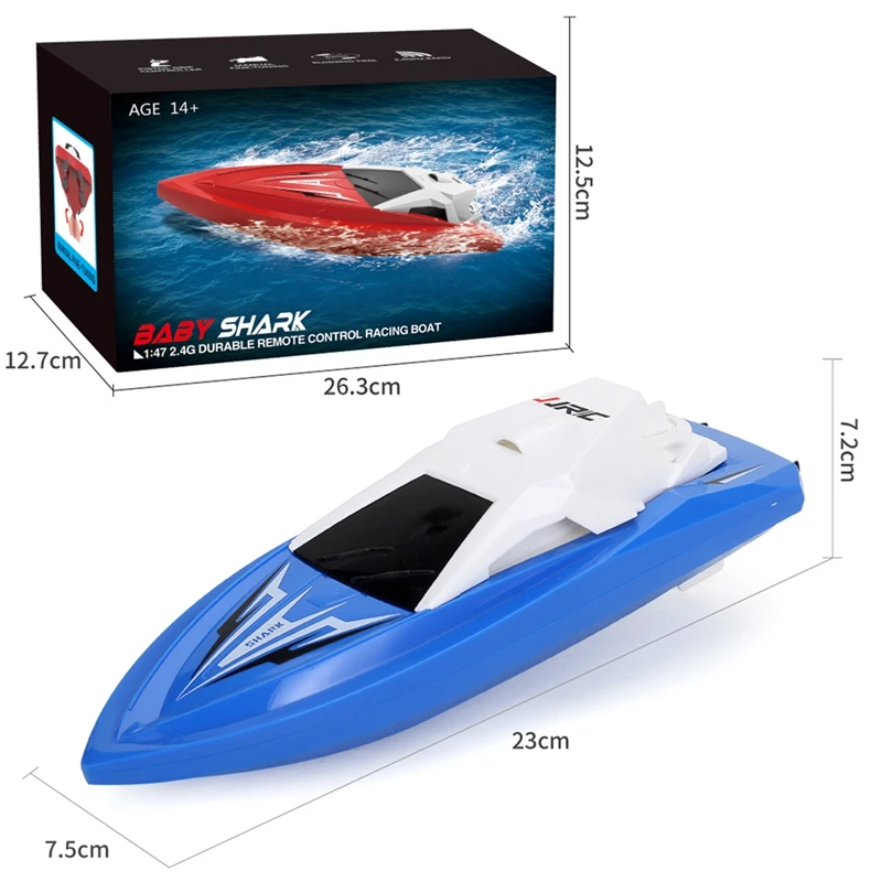 JJRC 2.4G Remote Control Shark Boat Toy Electric Simulation Remote