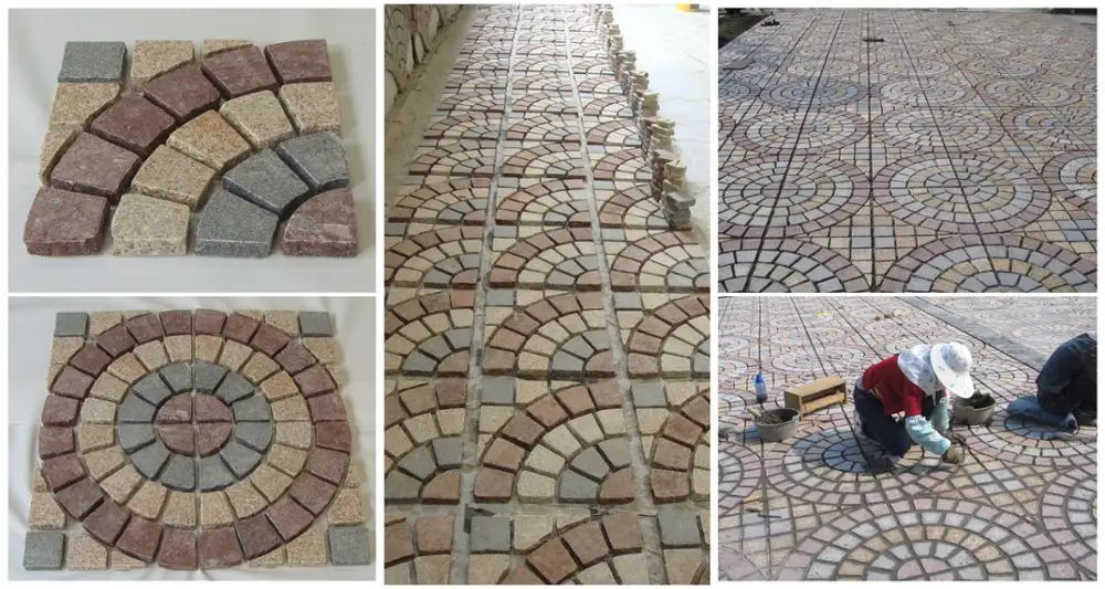 Fan Shaped Granite Cobblestone Buy Fan Pattern Cobblestone,Granite