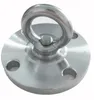 Stainless Steel Wall & Ceiling Wall Mount Anchor hook for Suspension Straps Yoga Swing Bungee Resistance Battle Rope boxing