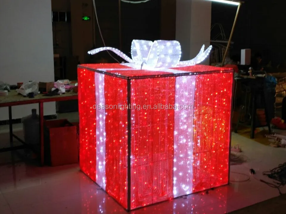 Light Up Christmas Gift Boxes Buy Lighted Outdoor Christmas