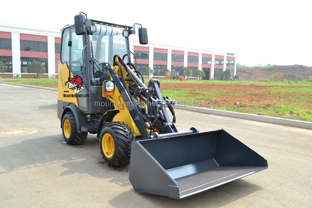 4 wheeled mini loader WL25 with joystick control for sale