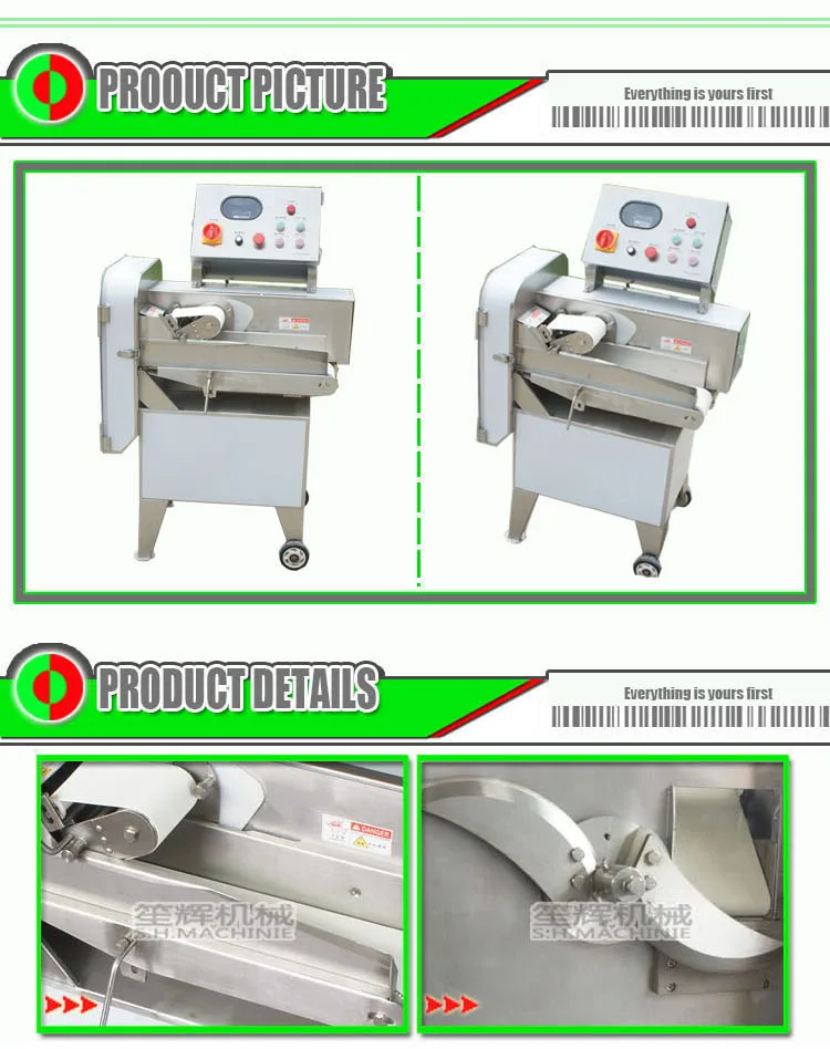 Frozen Lake Teal Dicer Dicing Machine Tenderloin Spare Rib Pork Chops