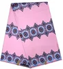 pink angelina fabric design clothes make party wedding 100cotton block real wax batik woven