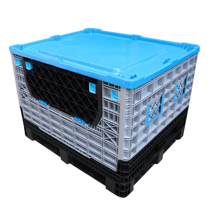 Join Heavy Duty Collapsible Pallet Boxes Plastic Totes Large Size