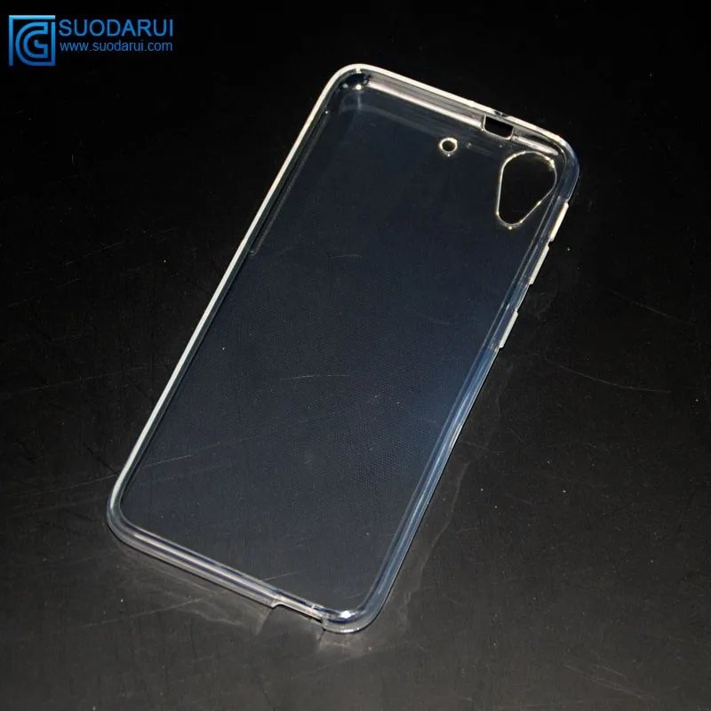 Silicon Clear TPU cover For Htc Desire 626 transparent case
