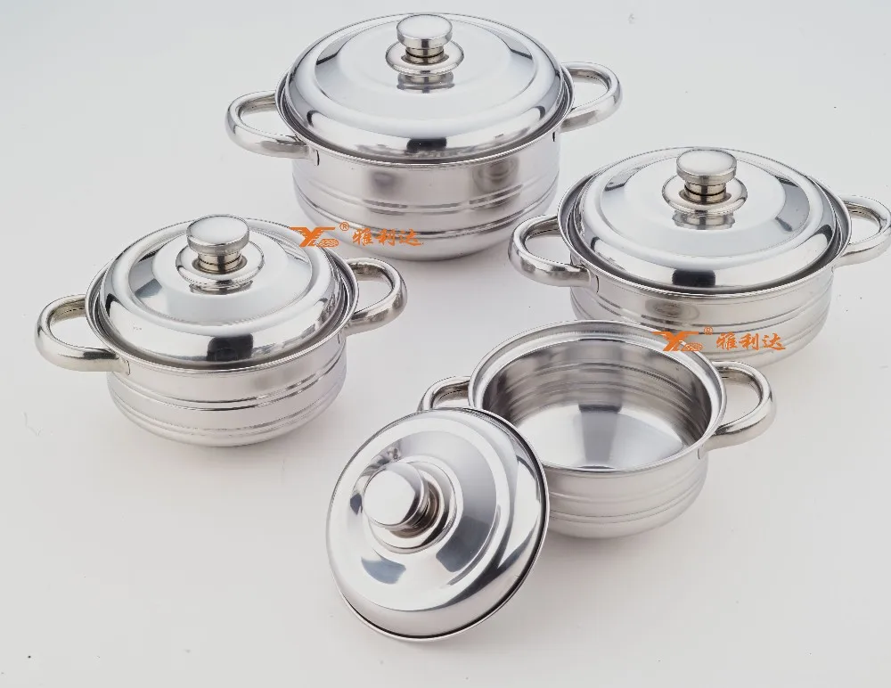 Factory Wholesale 8pcs Stainless Steel Casserole Set - Buy 8pcs