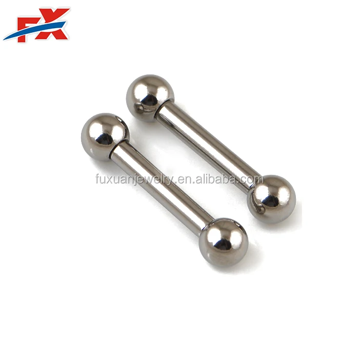 Stainless Steel Body Piercing Jewelry Straight Barbell Ring Barbell