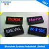 country flags led flashing badge program moving message bus scrolling message smd led display