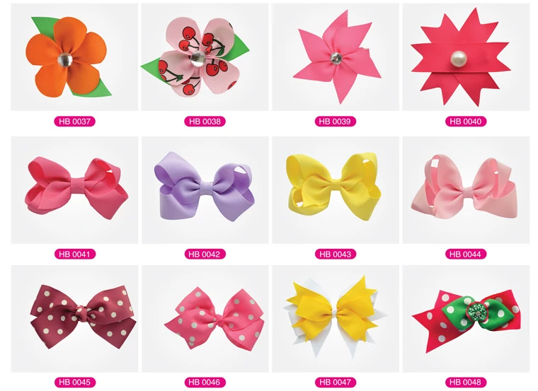 Wholesale Hairband Grosgrain Hair Bows Bulk Plastic Children S