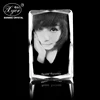 Unique gift ideas blank crystal block cube for 3d laser engraved customize photo best birthday gift for girlfriend