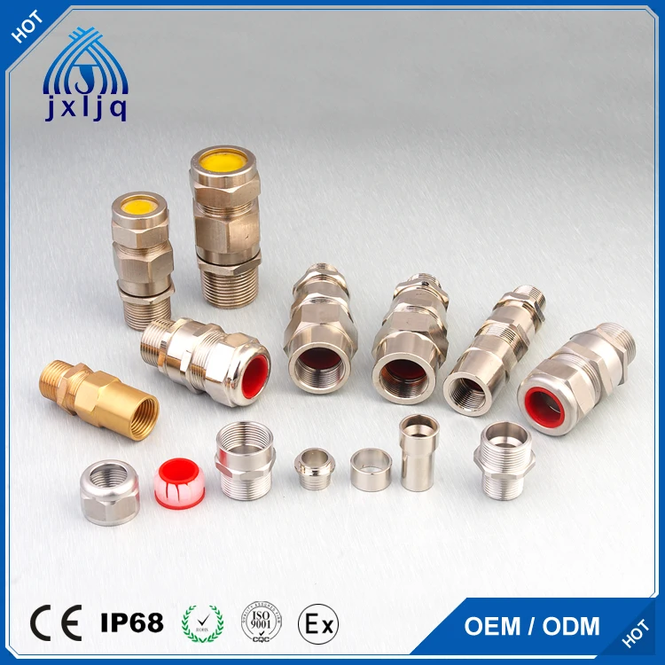 PG thread Explosion proof cable gland for armoured wire
