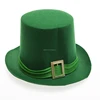 Irish St Patricks Day Hat Fancy Dress Jester Top Hat Ginger Beard Leprechaun QHAT-2402