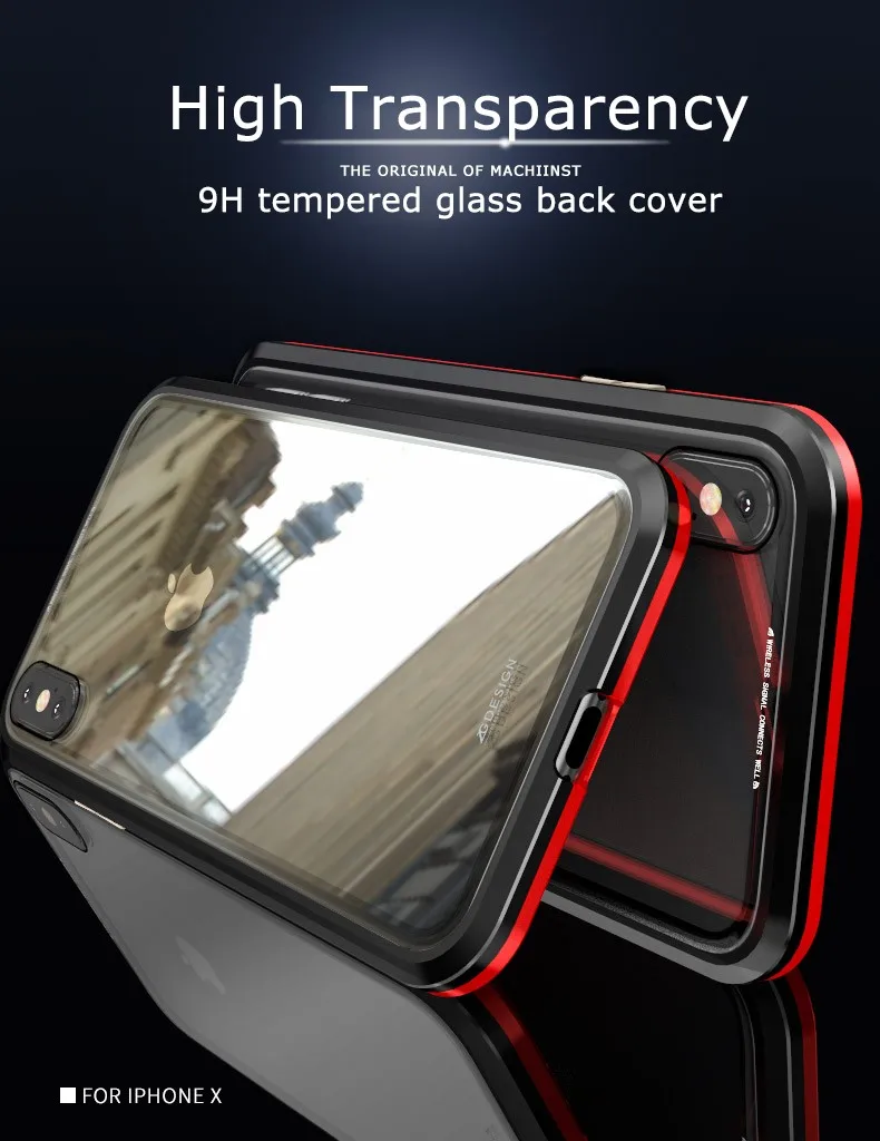 Luphie For Apple iPhone Xs Xr Max X Aluminum Metal Bumper Shockproof Case  Cover