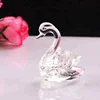 wholesale china crystal swan manufacture ,glass crystal swan for wedding gifts
