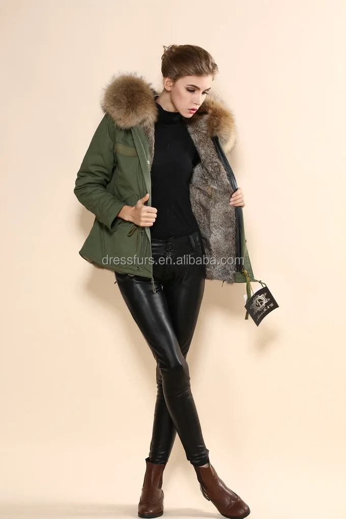Fashion Style Men's Winter Jacket With Raccoon Fur&rabbit Fashion Style Men's Winter Jacket With Raccoon Fur&rabbit