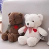 5 feet plush white mothers day teddy bear with red heart