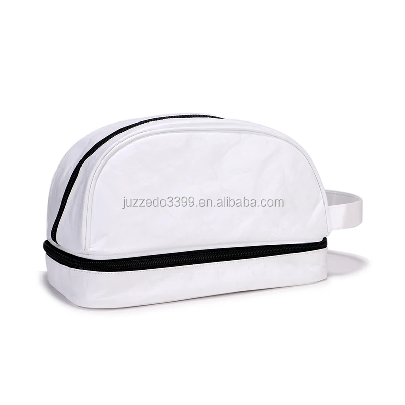 product-750-750 Fashion lightweight Water Resistant tyvek paper cosmetic bag Custom eco friendly waterproof tyvek toiletry bag for men