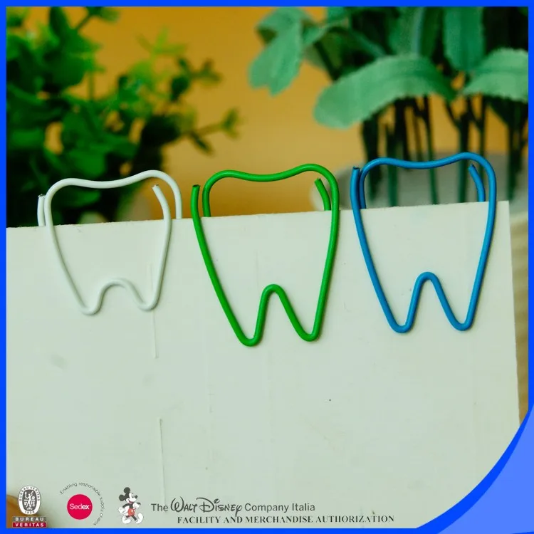 Oem Dental Gift Tooth Shape Paper Clips Buy Oem Dental Gift,Tooth
