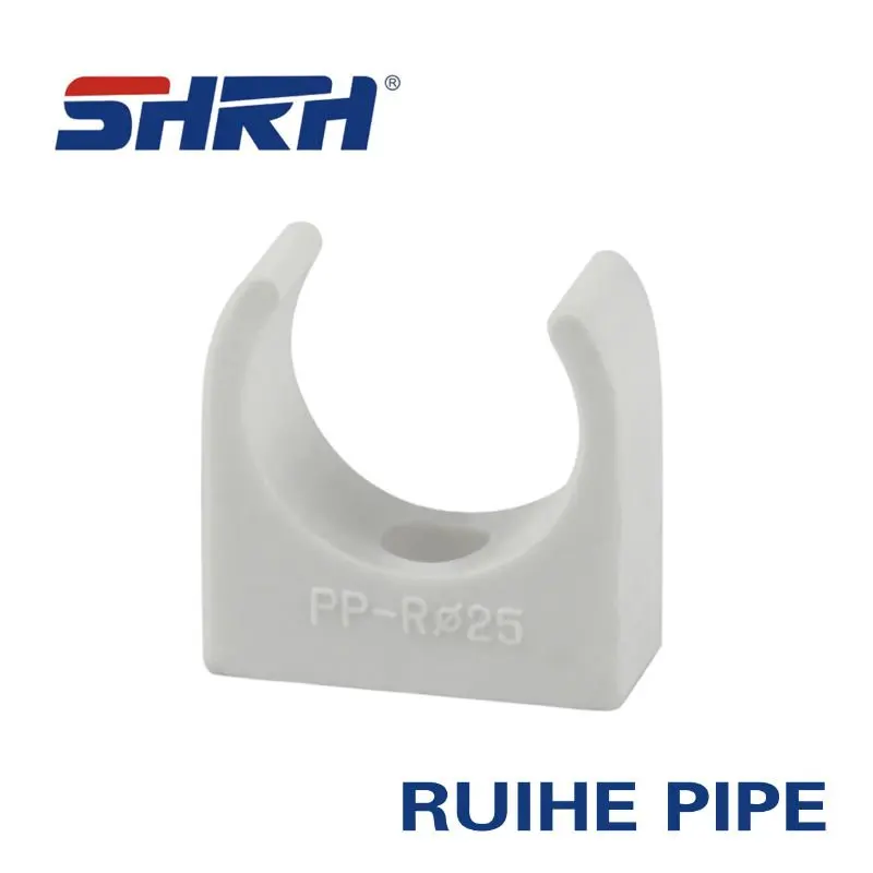 PVC U-Type Pipe Clamp Pipe Clip Tube Holder For 20/25/32/40/50mm Pipe Fittings 