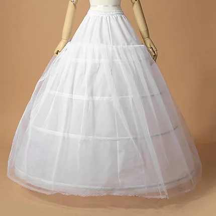 Wedding Crinoline 4 Laps Large Bride Lining Support Tidy Tail