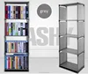 5 layer bookcases new design folding book shelf