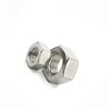 Carbon steel distorted-thread hex lock nuts with blackz inc plated