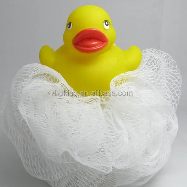 Bath Shower Ball With Flower Shaped/ Pe Mesh Bath Sponge Buy Baby