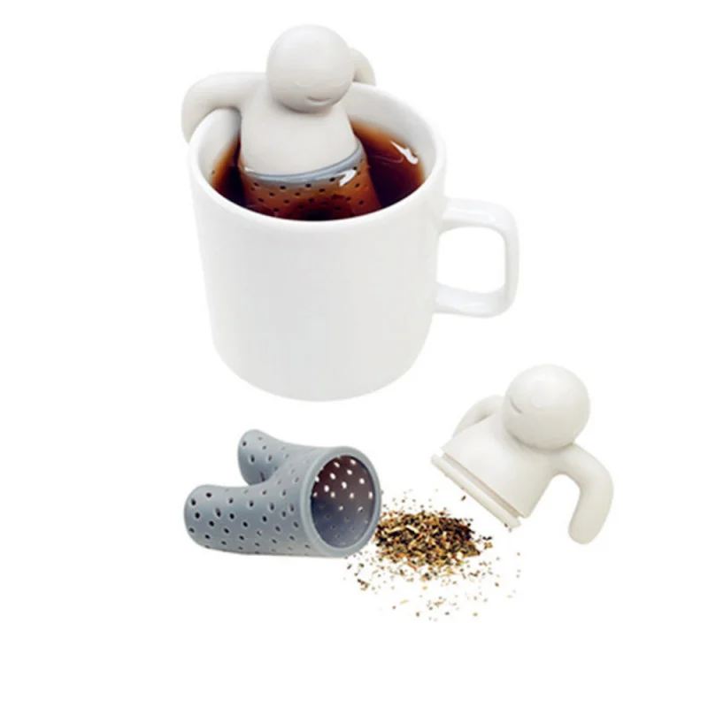Reusable Colorful Silicone Tea Bag For Loose Teas Suit For Tea Party