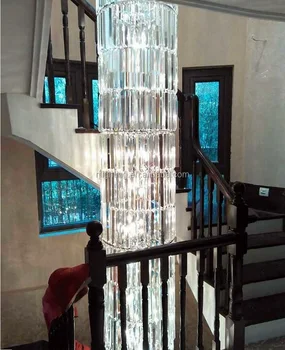 Groothandel Fabriek Luxe Villa Custom Trap Hanglamp Led Kristallen ... Groothandel Fabriek Luxe Villa Custom Trap Hanglamp Led Kristallen ...