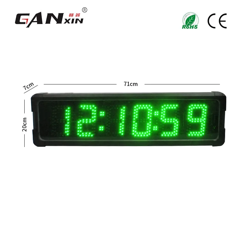 Ganxin Digital Sport Stopwatches Led Countup Fitness Timer Hourly Chime