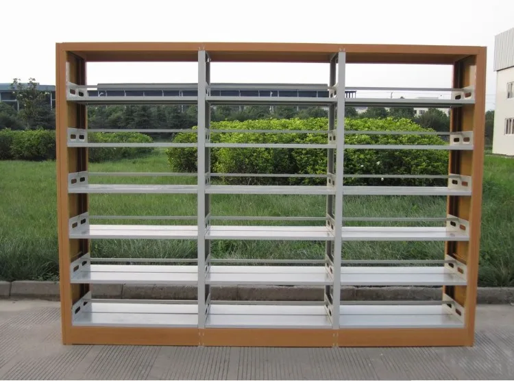 double sided library shelves