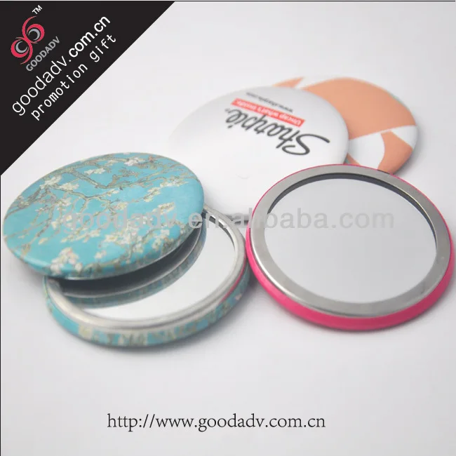 New Designed Wholesale Mini Decorative Pocket Mirrors / Cheap Pocket Mirror / Flexible Pocket