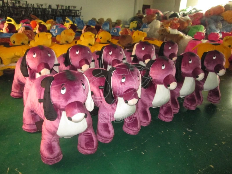 motorized plush animal scooters