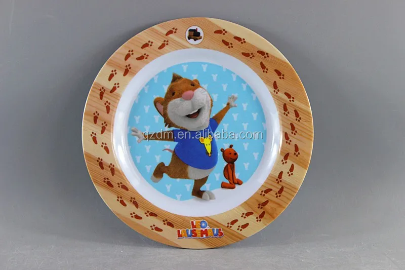 8 Inch Melamine Round Plates With OEM Design