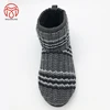 Wear-resistant women winter warm indoor soft push boots