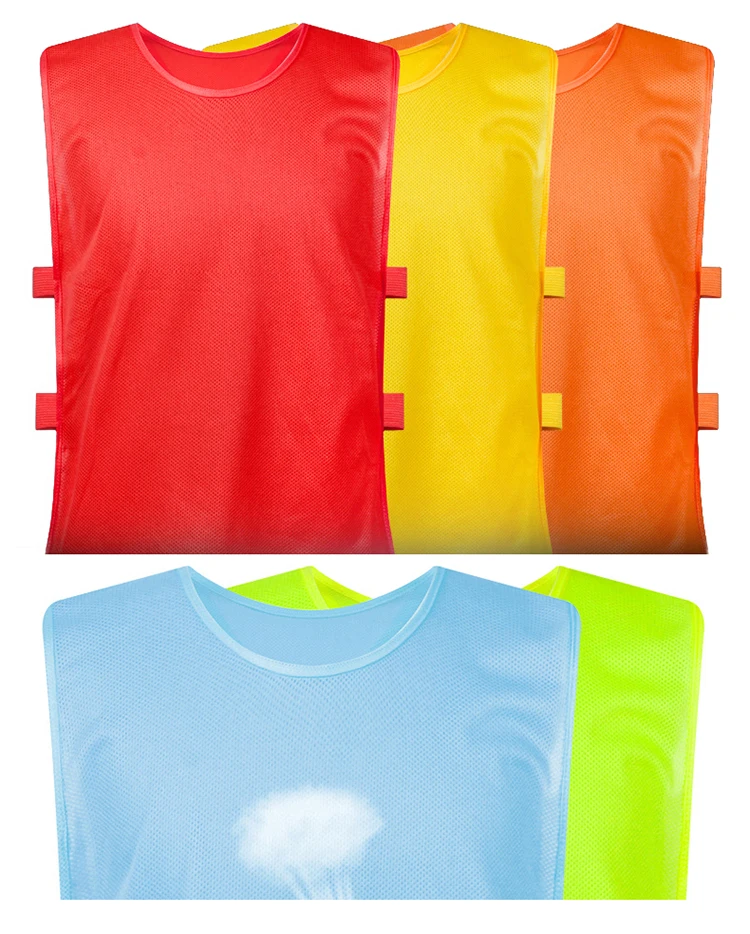 Mesh Fabric Soccer Training Vest Bibs Sports Exercising Jersey