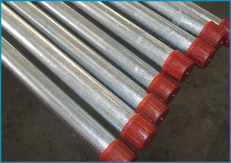 pipe galvanized threaded steel conduit metal rigid caps sockets sizes