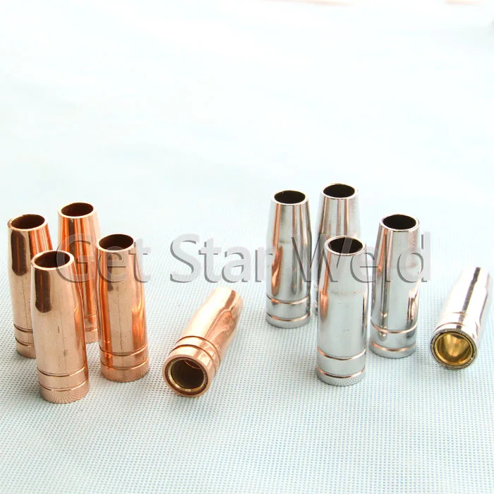 10X 0.8-1.2 Metal Copper Tips Welding MIG/MAG MB15AK For Nozzle Torch