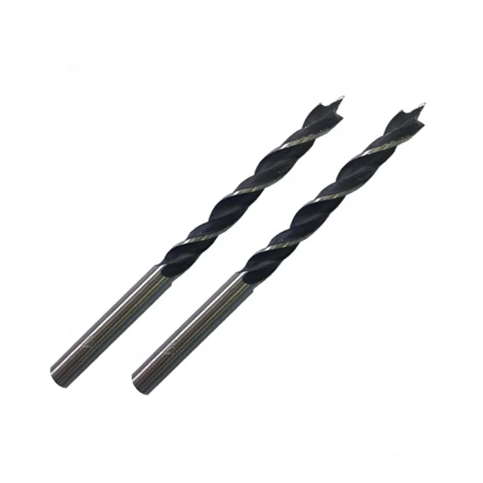 high carbon steel wood brad point drill bit for