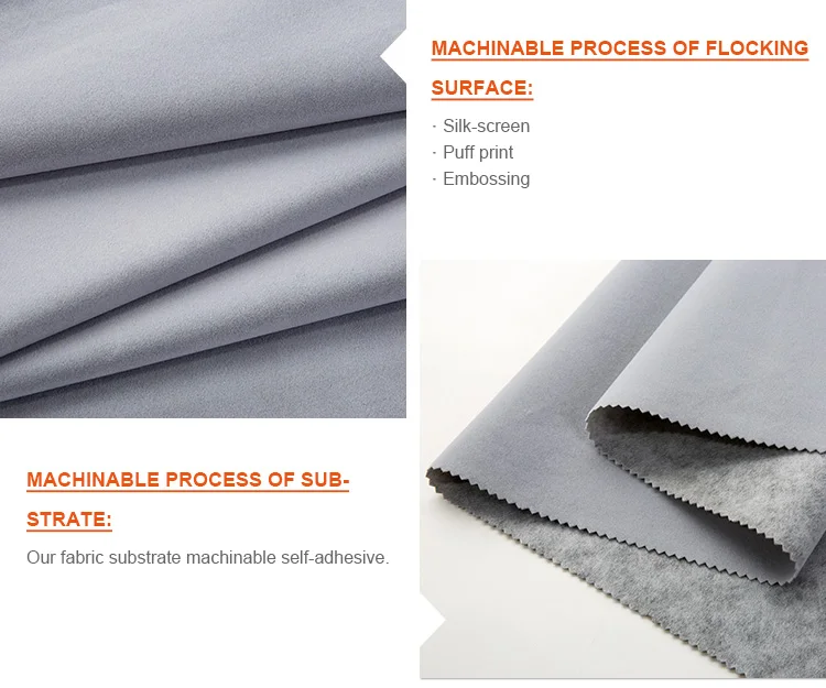 store display cabinet flock fabric