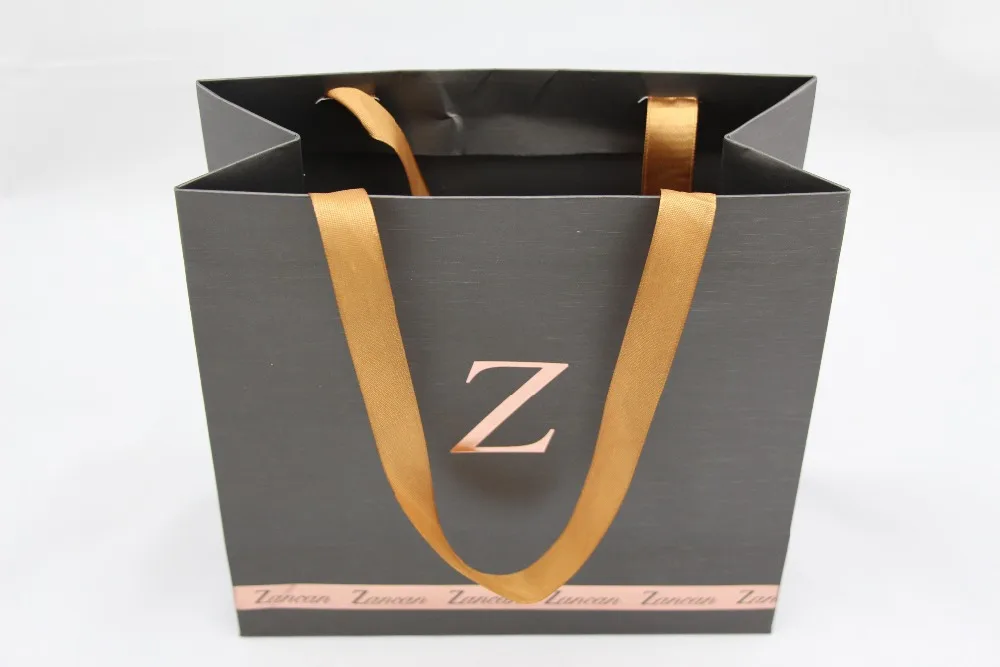 Classy Gold Logo Printed Paper Bag For Wedding Classy Gold Logo Printed Paper Bag For Wedding