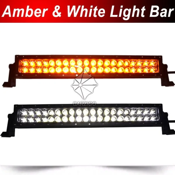 4 Amber White Color Changing Curved Combo Driving Spot Car Led Amber White Color Changing Curved Combo