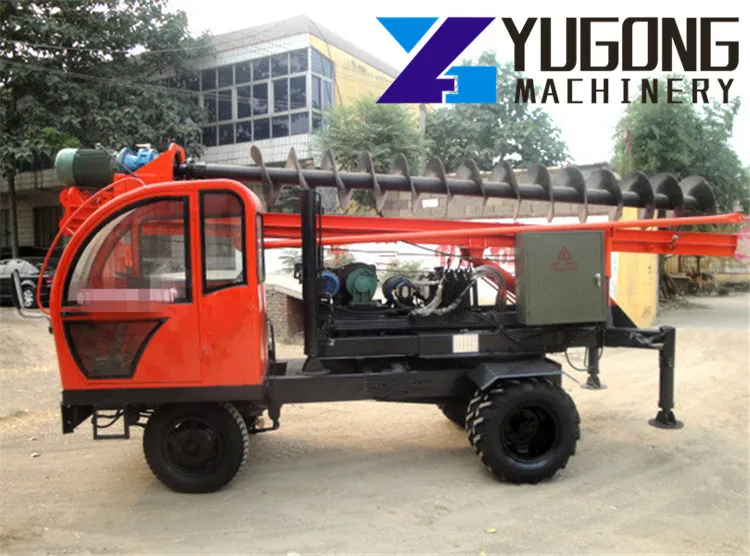 Hammer Pile Driver Long Screw Pole Drilling Machine Buy Long Screw